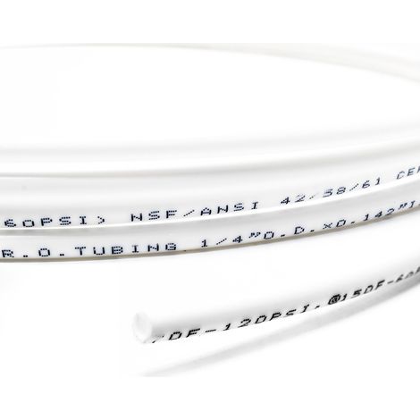 Naturewater Schlauch 1/4 Zoll 6,35 mm für Umkehrosmoseanlage und Wasserfilter – Meterware – für Umkehrosmose, Trinkwasser, Trinkwasserfilter (1/5)