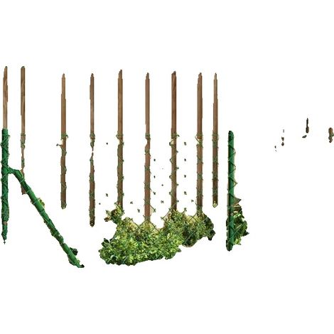 Valla de malla, acero galvanizado, construcción duradera, verde (1/2)