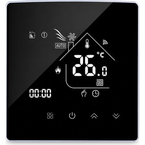 Thermostat intelligent Wi-Fi X5H pour chauffage électrique au sol, 16 A, contrôle via application à distance (1/5)