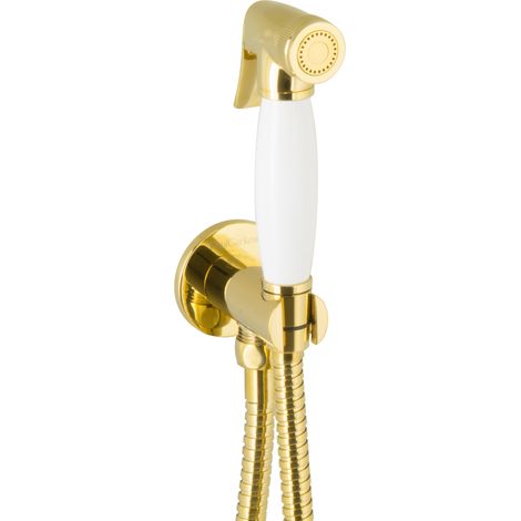 PaulGurkes Bidet Gold Spraybrause Unterputz Bidet-Set Intimdusche Hygienedusche (1/5)