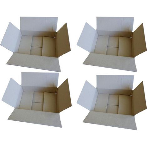 4 cartons d'emballage 31 x 21 x 7,5 cm (1/3)