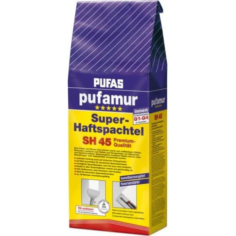 PUFAS Pufamur Super-Haftspachtel SH 45 Premium weiß 5kg 003905000