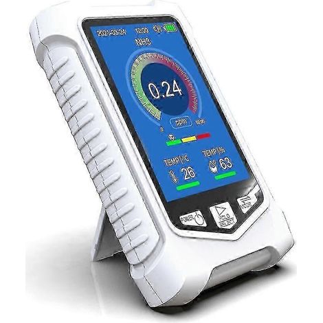 Moniteur de qualité de l'air, testeur d'ammoniac avec écran LCD 3,5 pouces, détecteur d'ammoniac. (1/5)