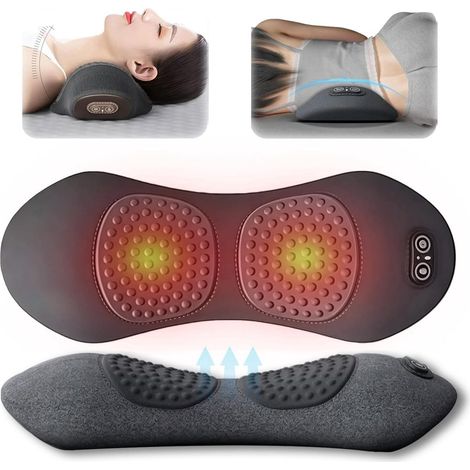 3-in-1 rugmassageapparaat - een drievoudig geïntegreerd rugmassageapparaat voor een soepele wervelkolom - geschikt voor de zitbeenderen - met elektrische tractie, liftfunctie en warmtetherapie.