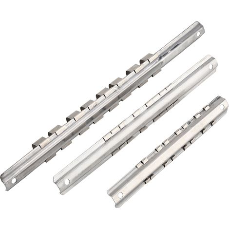 Support de rangement pour douilles à 8 positions en acier inoxydable, rail, plateau, porte-outils et étagère (1/4)
