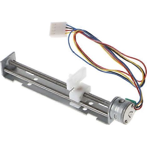 Moteur pas à pas à entraînement par vis avec écrou, variateur CC 4-9 V, biphasé, 4 fils, pour gravure laser. (1/5)