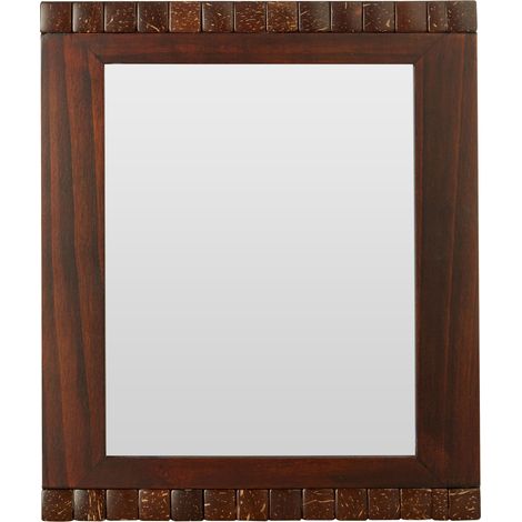 Premier Housewares Oak Mosaic 8 x 10 Box Detail Wood Photo Frame