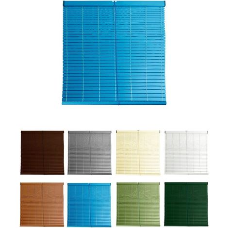 Persiana de PVC Alicantina con Polea Metálica Persiana Enrollable Estor Enrollable para Ventanas, Puertas, Salón y Cocina