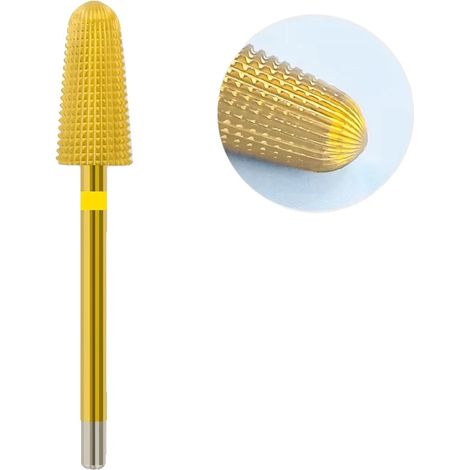 Brocas para taladro de uñas, carburo de tungsteno, opciones de afilado versátiles, TRL-XF (1/2)