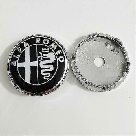enjoliveurs de roue de 60 mm pour Alfa Romeo Mito 147, 156, 159, 166, Giulietta, Mito Spider et Stelvio