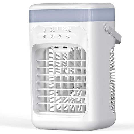 CCYKXARefroidisseur d'air, mini ventilateur de refroidissement de climatiseur, ventilateur refroidissement par évaporation à double brume, alimenté par USB (1/5)