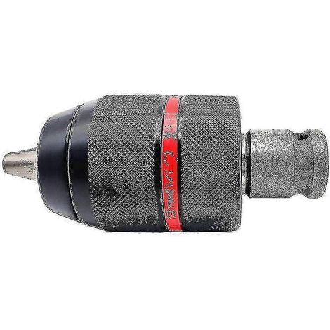 Mandrin de perceuse sans clé 1,5-13 mm, douille 1/2"-20UNF avec embout SDS-Plus, clé hexagonale 1/4" et clé carrée 1/2" (A) (1/2)