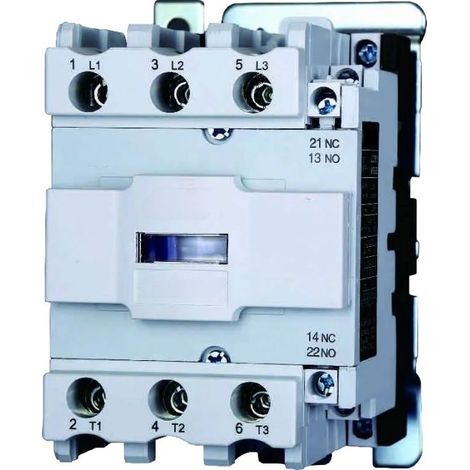 gloca Contattore AC 220V 50/60Hz Bobina 3P 3 Poli Normalmente Aperto Ue 380V (Ie 65 Ampere) (1/4)
