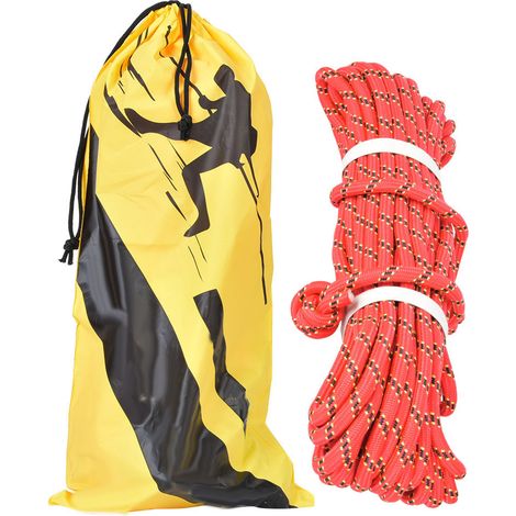 Corde d'escalade de secours 10m pour équipement de survie en montagne et randonnée (1/5)