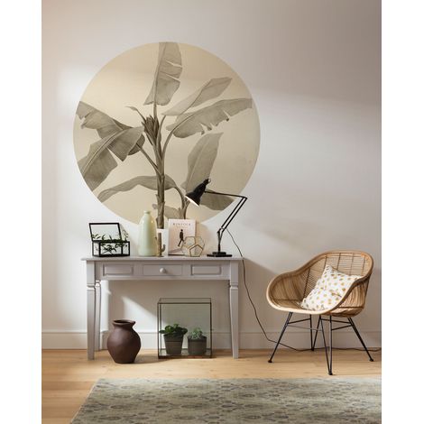 Komar Banana Plant 125 x 125 cm, Stickers pour les murs D1-095 (1/2)