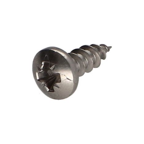VBA Vis bois agglo Inox A2 Tête ronde TR Pozi 4X10-1 pièce
