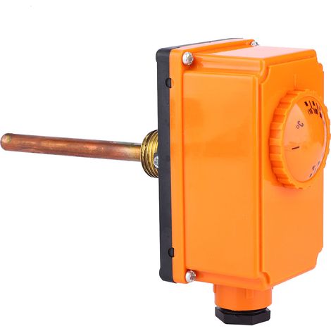 Temperaturregelthermostat für Warmwasserleitung, 30-110 °C, Start bei niedriger Temperatur, Außengewinde G1/2
