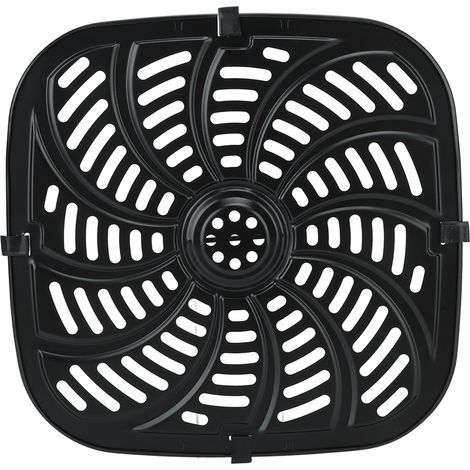 Plateau de rechange pour friteuse, accessoire pour friteuse, plaque de cuisson antiadhésive avec butée en caoutchouc pour poêle à griller de 8 pintes