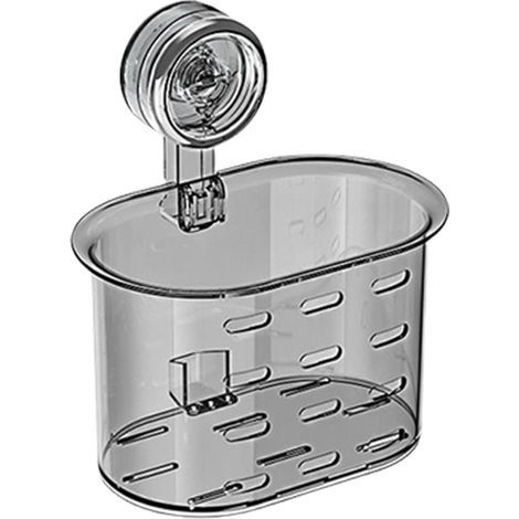 Scaffale per doccia, contenitore per bagno, accessori per doccia con supporto rimovibile a ventosa senza foratura per tessuti, prodotti da toeletta e cosmetici (1/5)