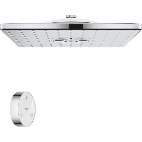 Grohe Rainshower SmartConnect 310 Cube Soffione doccia a 2 getti con controllo remoto Cromo, 26643000 (1/5)