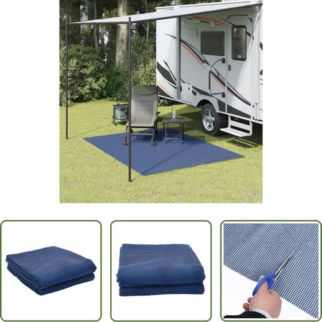 Campingmatte -  Zeltteppich Blau 2,5x2 m (1/5)