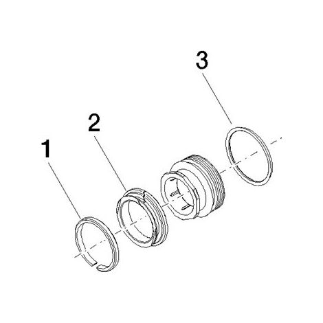 Dornbracht 9024045370090 Raccord Pièces de rechange