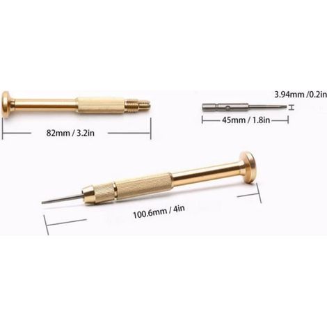 Tournevis pour lunettes 2 pièces professionnel multifonctionnel lunettes tournevis ensemble lunettes outil de réparation (1/4)