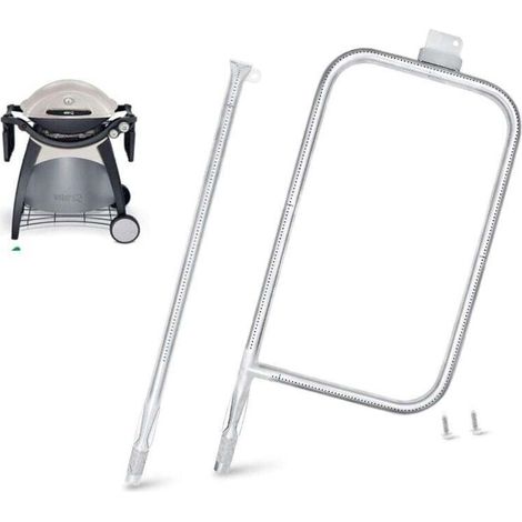 Edelstahl-Brennerrohr für Weber Q300, Q320, Q3000 und Q3200 Gasgrills, Ersatzteile 60036 65032 - KZQ