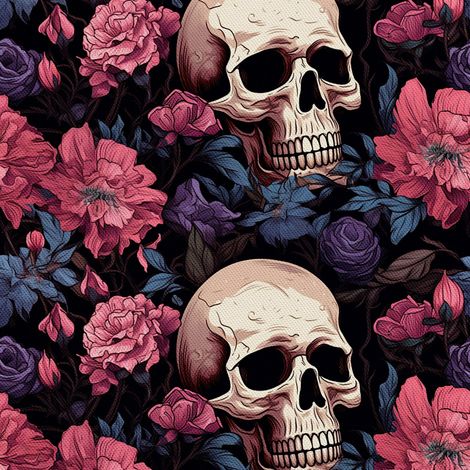 Tela decorativa para exteriores Oxford - Motivo de calavera I DX4167 (1/5)