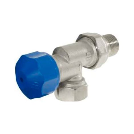 Robinet équerre inversée thermostatisable Mâle Femelle 1/2" (15/21) avec douille écrou - Conecterm (1/2)