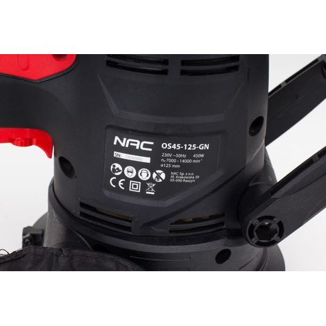 Excentrická bruska NAC OS45-125-GN 450W (1/5)
