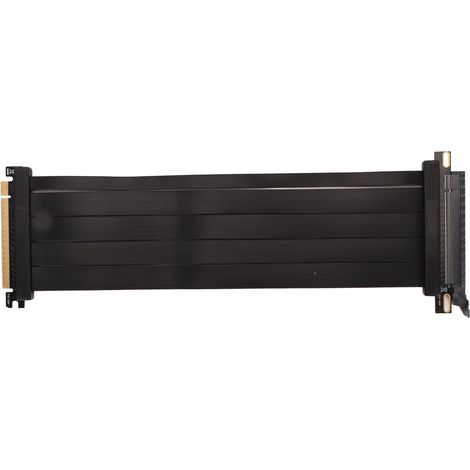 PCIe 4.0 x16 180-Grad-Verlängerungskabel, geschirmt, vergoldet, 30 cm, für RTX 3080 Ti, RTX 3090, RTX 3070 (1/5)