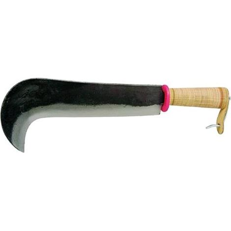 Roncola Santo Manico Cuoio Mm.  280