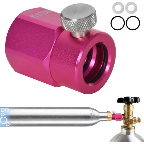 Soda Adaptateur Rapide pour CO2 Soda Adaptateur Rapide pour CO2 Soda Compatible avec Les Bouteilles de CO2 SodaStream Duo, Crystal 3.0, Gaia, Art, Terra et E-Duo pour Bouteille de CO2 W21.8-14 (1/5)