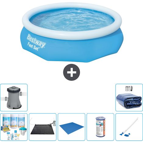 Bestway Piscina Bestway Fast Set Rotonda - 305x76 cm - 7-pezzi  S21373 (1/5)