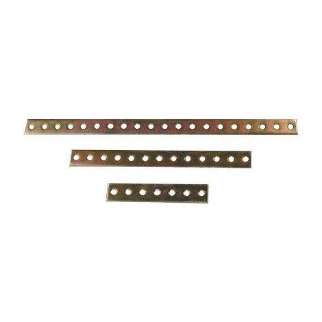 GIUNZIONE GAZEBO PESANTE DRITTA 866 - ZINCATA GIALLA S.MM 4,0 MM 100X20- 50 pezzi