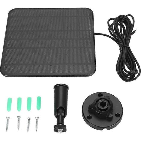 Sonnette vidéo compatible avec panneau solaire 12 W, étanche IP66, support orientable à 360°, caméra et chargeur solaire. Compatible avec les modèles 2, 3 et 4 Plus (CSP5W OB int). WHBYV (1/4)