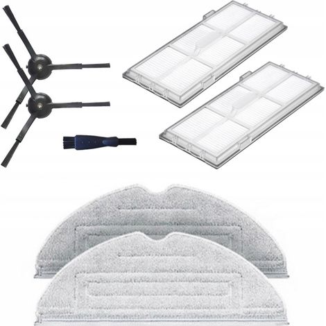 Zubehör für Roborock S8, S8 Plus, S8 Max 2x Wischmopp, Bürsten, 2x HEPA-Filter (1/2)