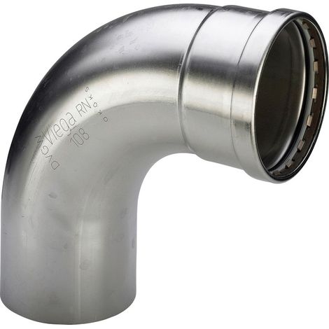Viega Sanpress Inox XL-Codo 90 Grados, d 64,0mm Acero inoxidable Modelo 2316.1XL, 577995