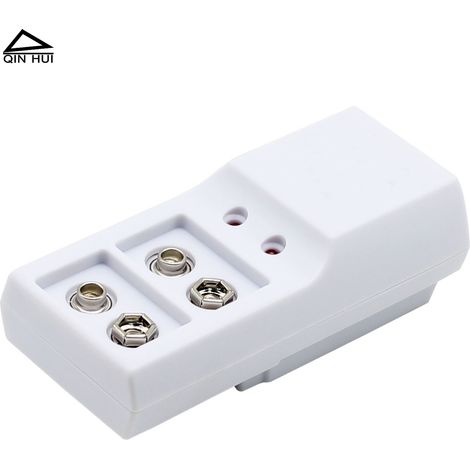6F22 Multimeter, drahtloses Mikrofon, 9V NiMH-Akkuladegerät, unabhängiges Einzel- oder Doppelsteckplatz-Ladegerät (1/4)