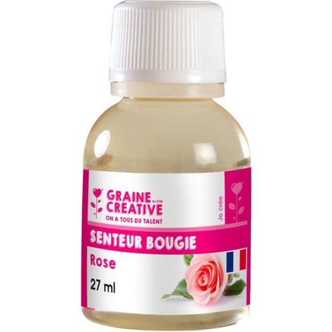 Graine Créative - Parfum à bougie 27 ml Rose (1/3)