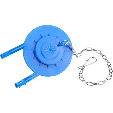 Clapet de Toilette en Pvc Bleu pour Réservoir, de Remplacement (1/5)