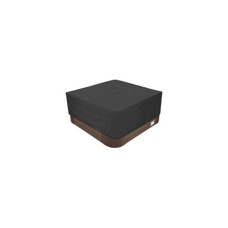 Housse de protection pour spa extérieur – Tissu Oxford 210D imperméable, anti-UV et anti-poussière – Noir, 220 x 220 x 85 cm (1/4)