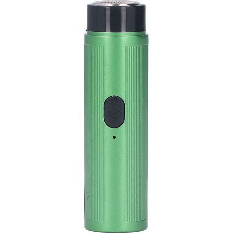 Rasoir Électrique Mini Portable Rechargeable Silencieux Faible Bruit 3,7V 2W Facile à Utiliser Voyage Maison Hommes Vert (1/5)