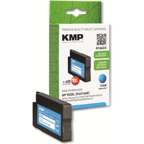 KMP Tintenpatrone H166CX, cyan