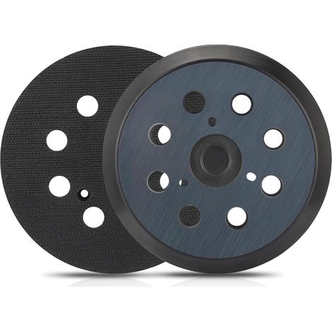 2 Pièces 125mm Disques de ponçage à 8 trous Remplacement Orbitale à Crochet et Boucle pour Makita BO5010,BO5010,5030,5031,5041 pour DeWalt 151281-08 DW4388. (1/5)