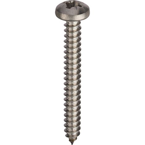 Vis autotaraudeuse RS PRO, 4 x 19mm, en Acier inoxydable A2/304 ( Prix pour Boîte de 100 )