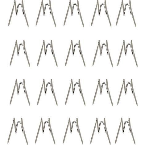 Crochet Pour Panneau Textile - Acier Inoxydable - Pointe Affûtée - Pour Cloisons Textiles et Tableaux Liège - 36 Pièces (1/5)