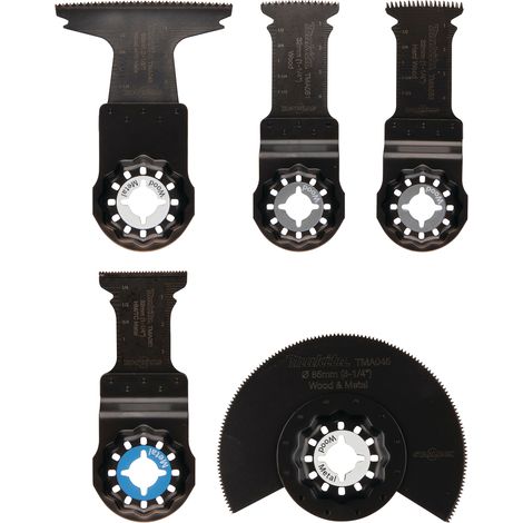 Makita E-24935 Set 5 lame Starlock per utensile multifunzione