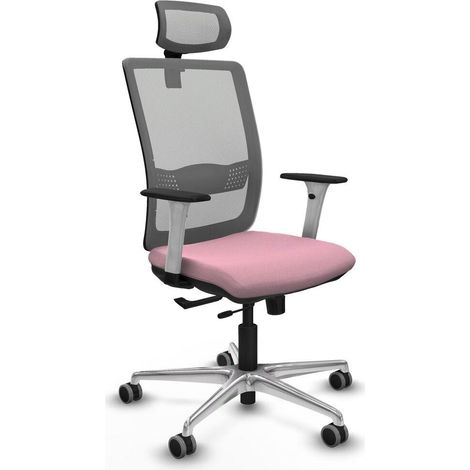 Piqueras y Crespo Bürostuhl grau rosa
